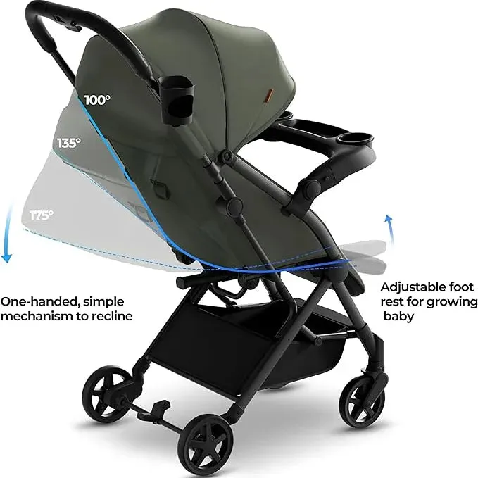 Lithe V2 Lightweight Stroller - Forest