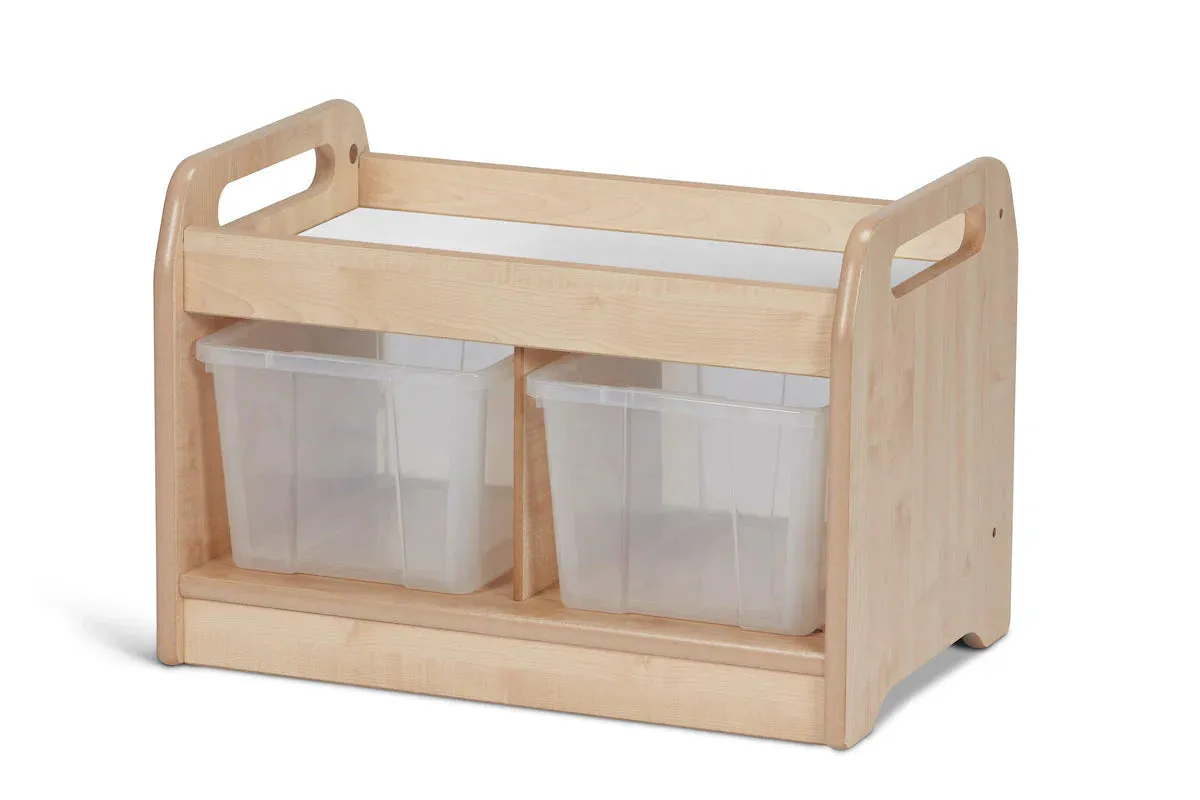 Millhouse Compact Low Level Storage Bench (Mirror)