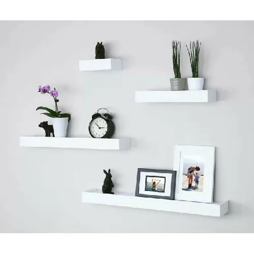 Modern 4 Piece Floating Shelf Set