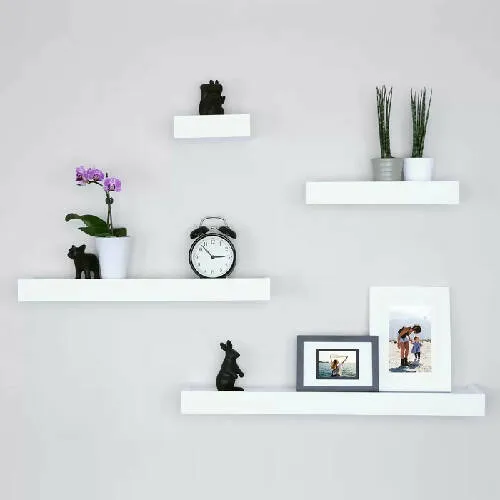 Modern 4 Piece Floating Shelf Set