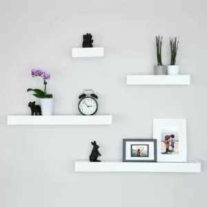 Modern 4 Piece Floating Shelf Set