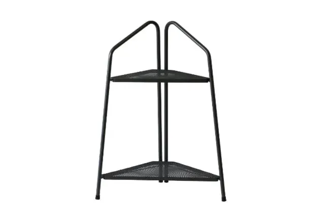 Modern Corner Plant Stand 2 Shelf