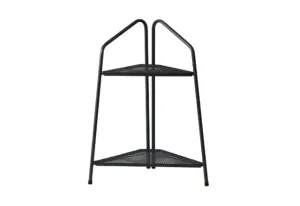 Modern Corner Plant Stand 2 Shelf