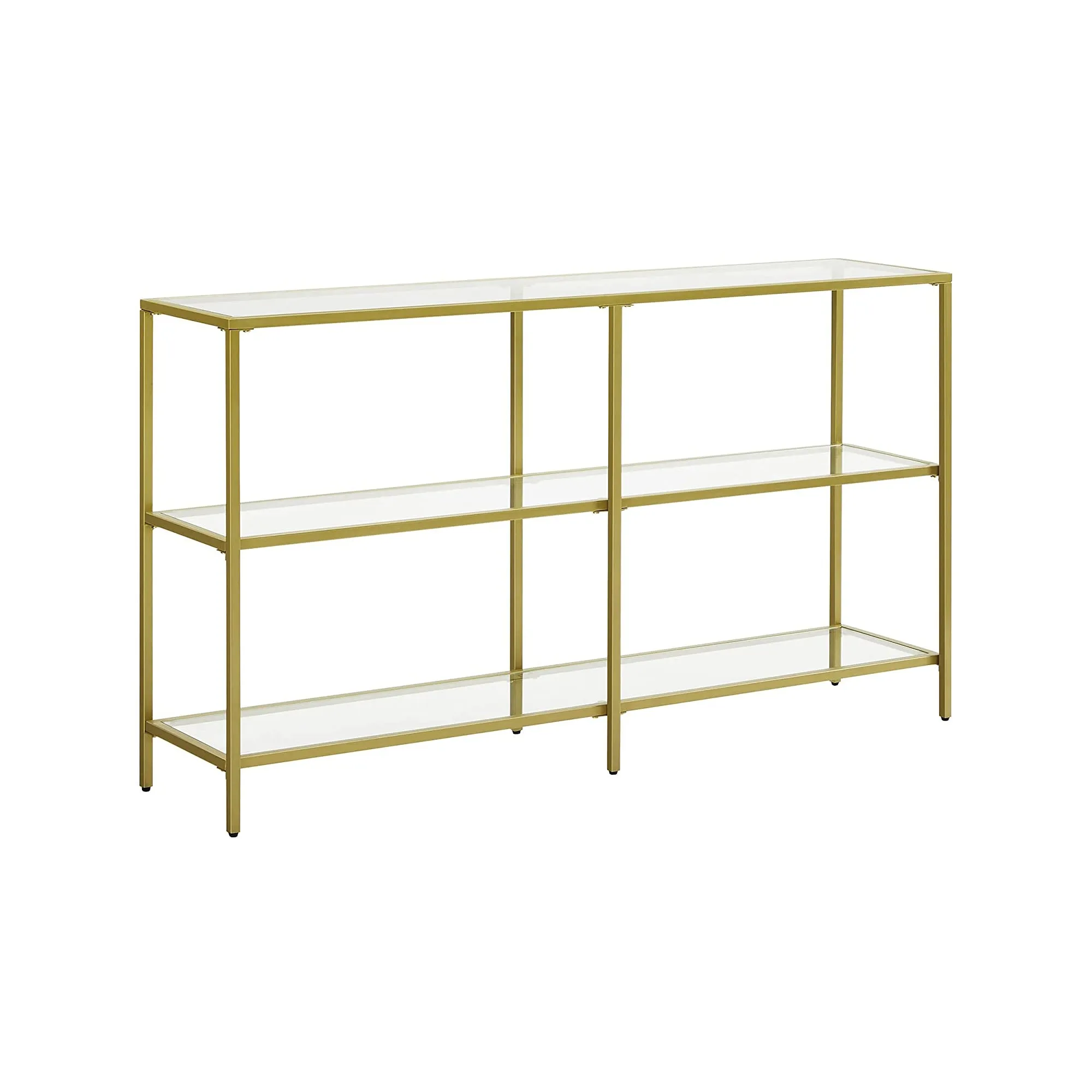 Modern Design Golden Glass Console Sofa Table