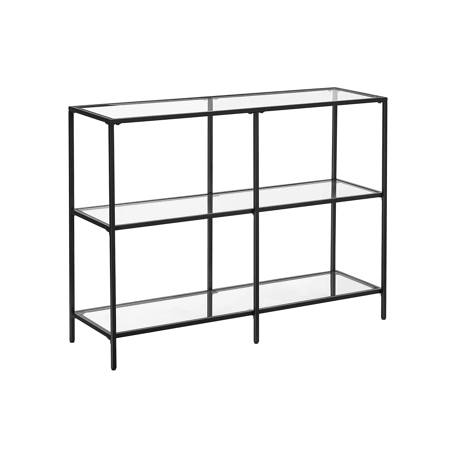 Modern Design Golden Glass Console Sofa Table