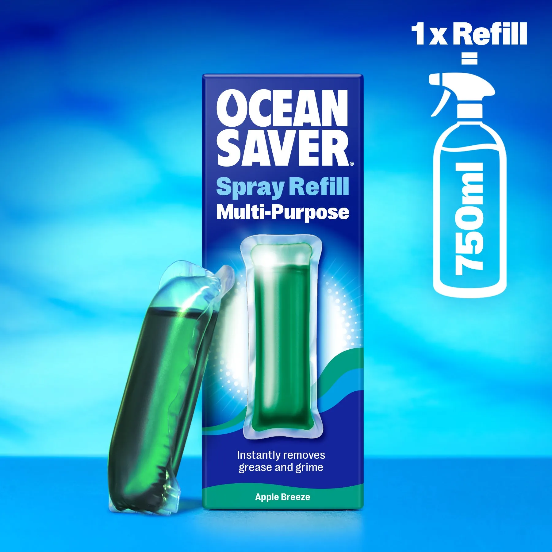 Multi-Purpose Cleaning Spray Refill - Apple Breeze