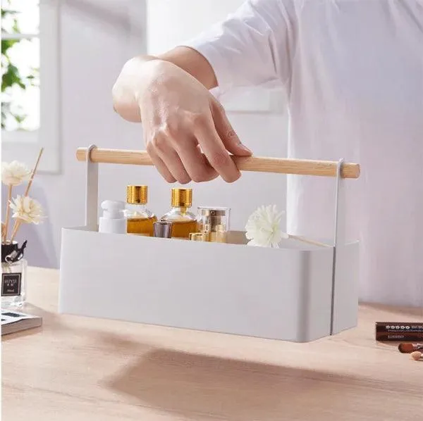 Multi-Purpose Storage Caddy Bins for Home | Countertops Baskets Rack