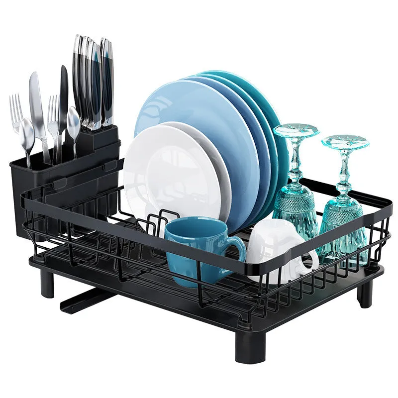 Multifunctional Kitchen Drying Rack With Cup Holder