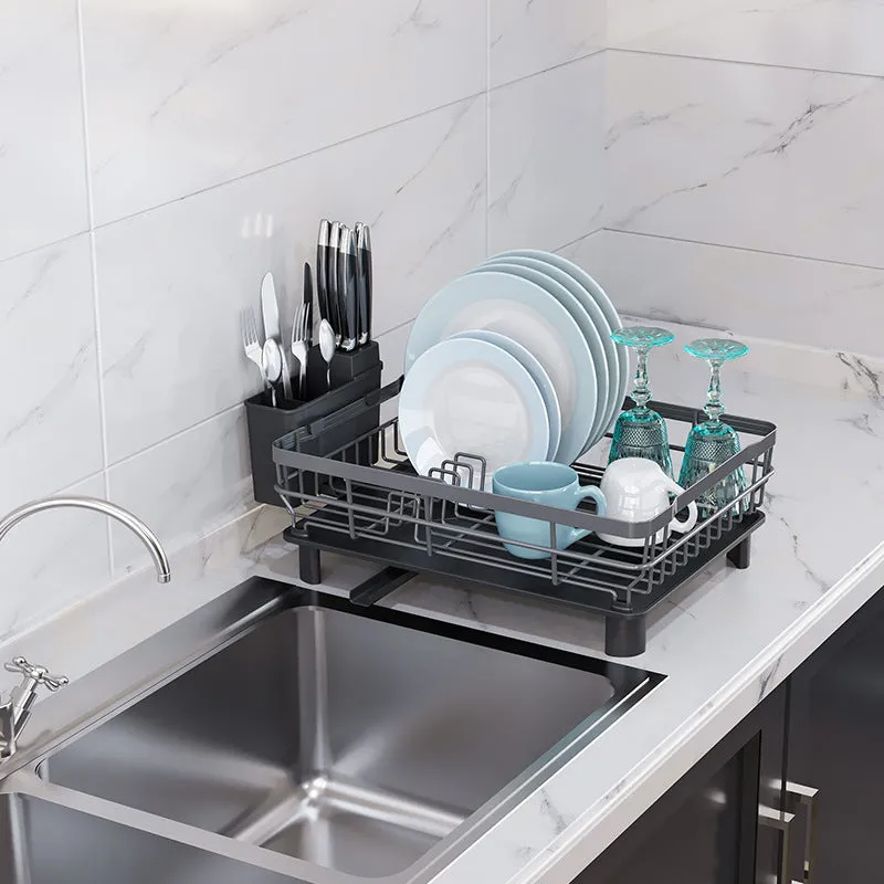 Multifunctional Kitchen Drying Rack With Cup Holder
