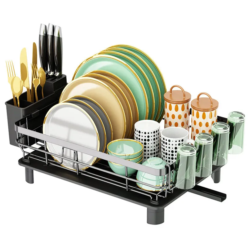 Multifunctional Kitchen Drying Rack With Cup Holder