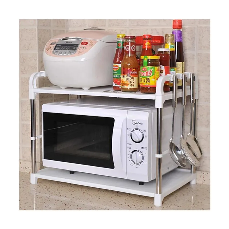 Multifunctional Stable Double Layer Kitchen Shelf MIC-RACK