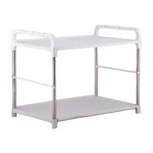 Multifunctional Stable Double Layer Kitchen Shelf MIC-RACK