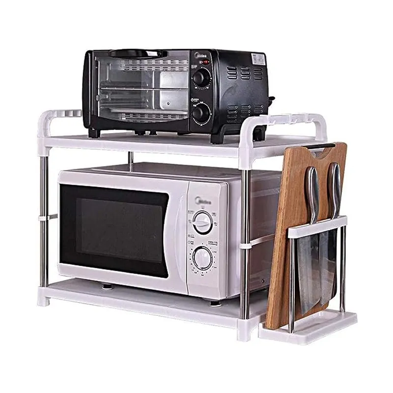 Multifunctional Stable Double Layer Kitchen Shelf MIC-RACK