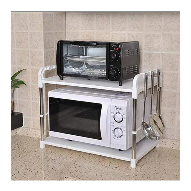 Multifunctional Stable Double Layer Kitchen Shelf MIC-RACK