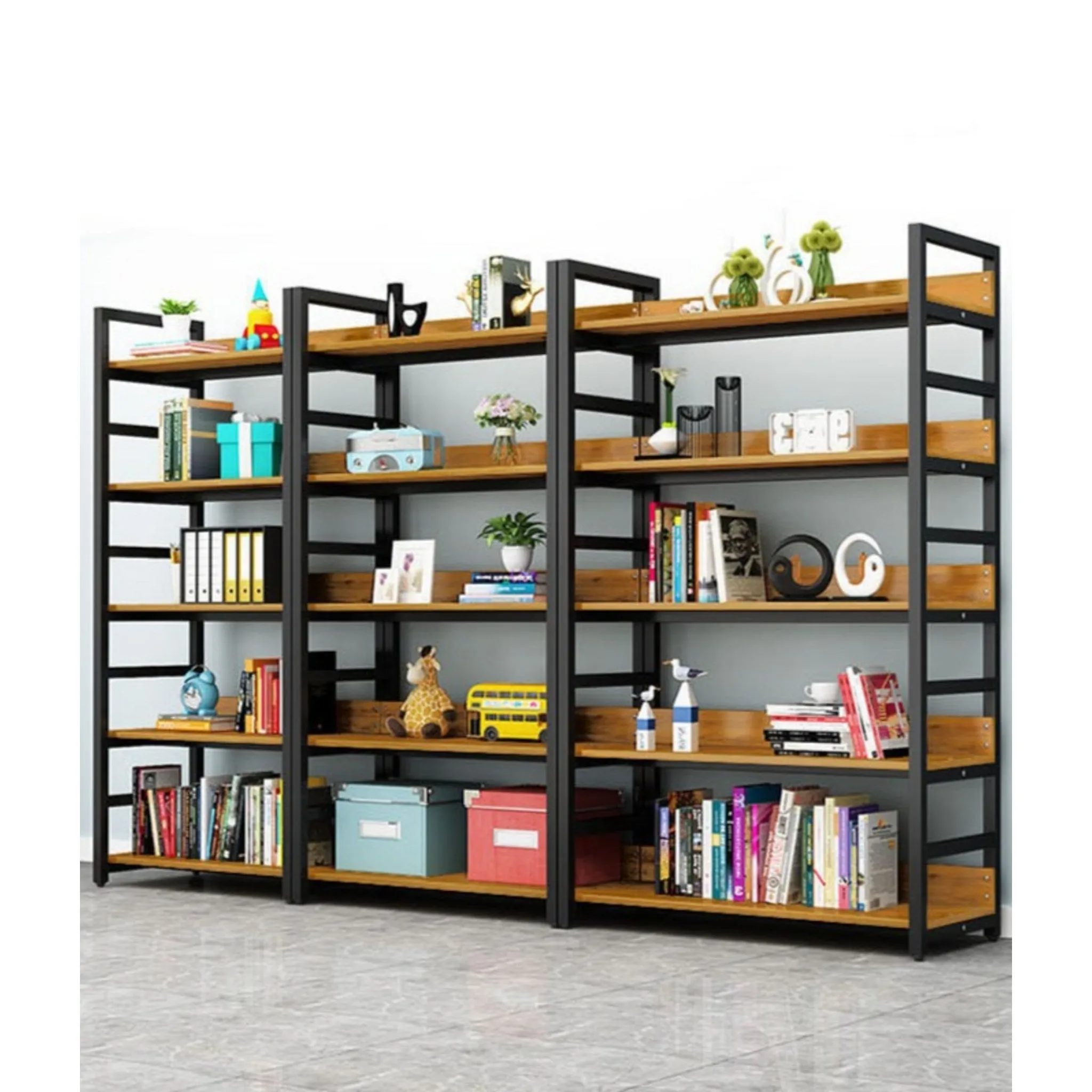 Natural Wood River Bookshelf - 🏆 #20 - Office Supplies - Best of December