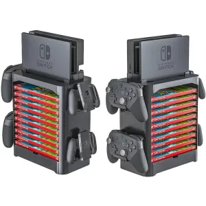 Nintend Switch Game Accessories Storage Tower Stackable Game Disk Rack