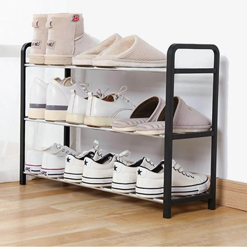 Non-woven shoe storage rack