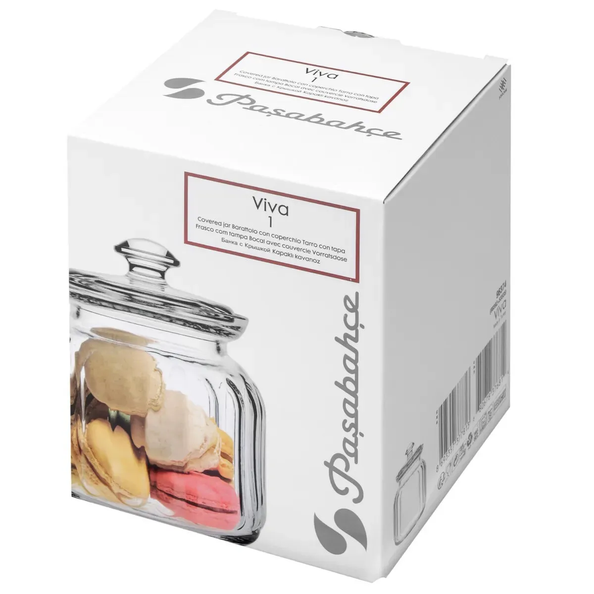 Pasabahce Viva Storage Jar 900ml Silicon Gasket 23115