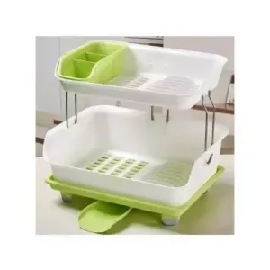 Plate Rack With Drain Channel
