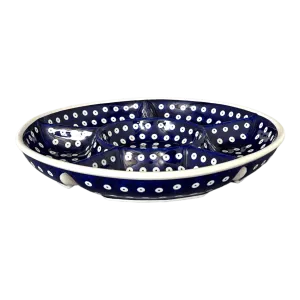 Platter, Round, Divided, 13.25" in "Dot to Dot" by Andy | NDA172-22
