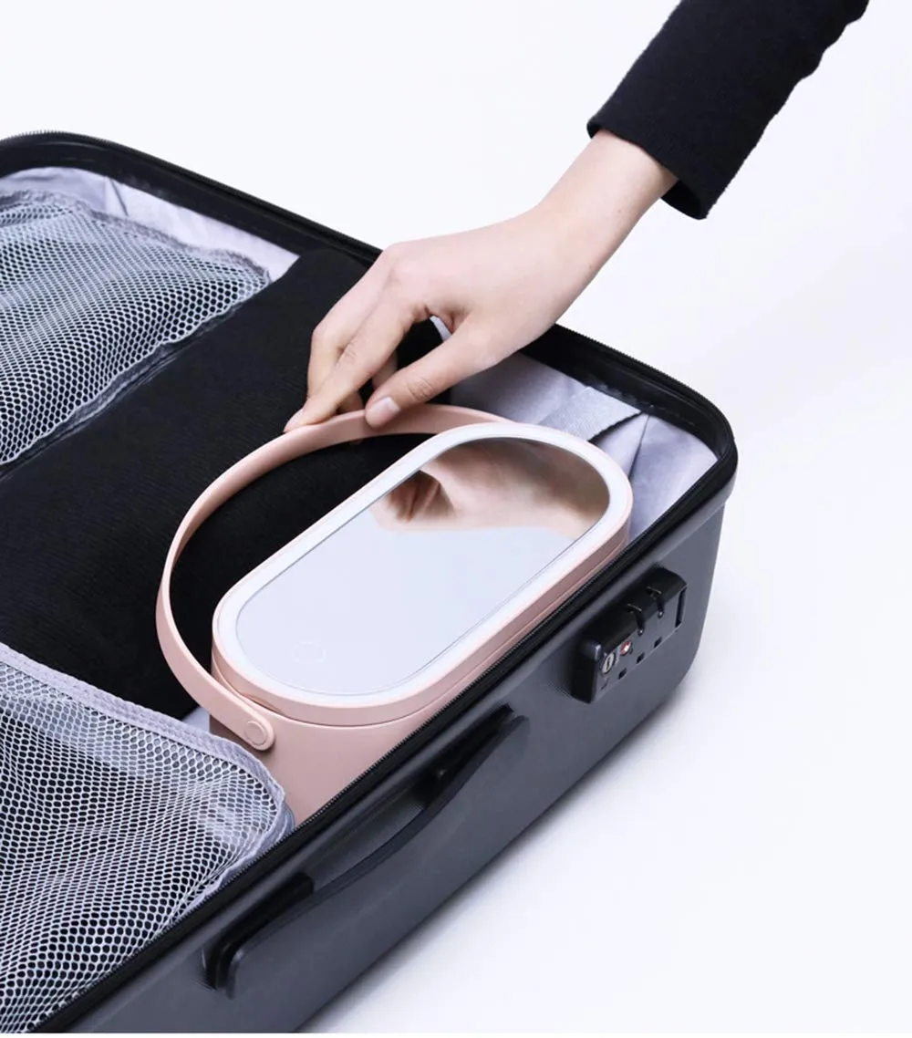 Portable Makeup Organizer With LED Light
