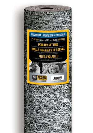 POULTRY NETTING • 1" • 24"X25'