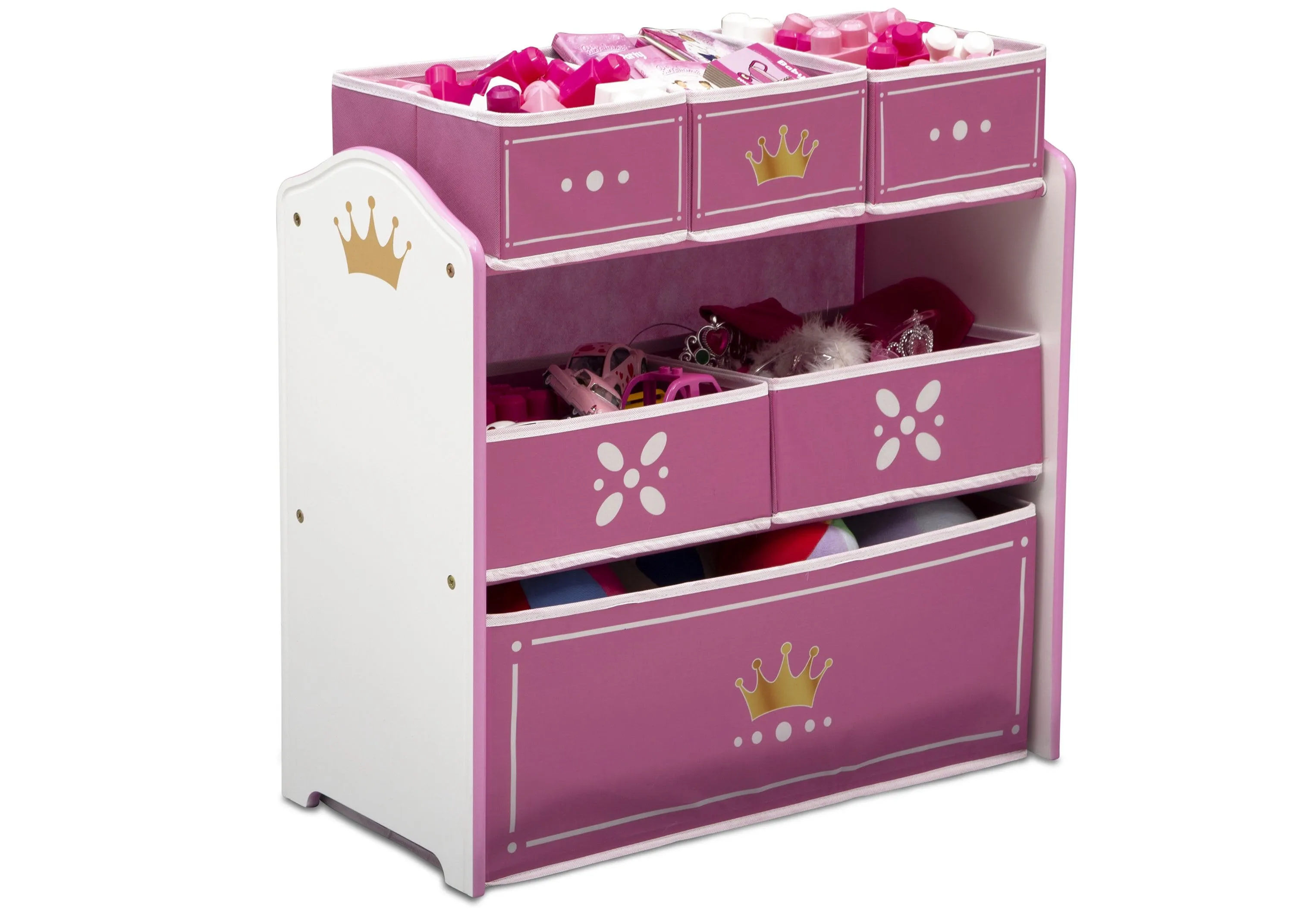 Princess Crown Multi-Bin Toy Organizer