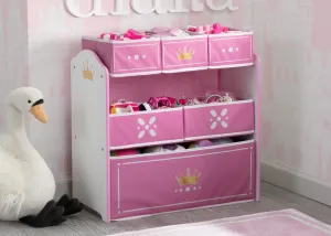 Princess Crown Multi-Bin Toy Organizer