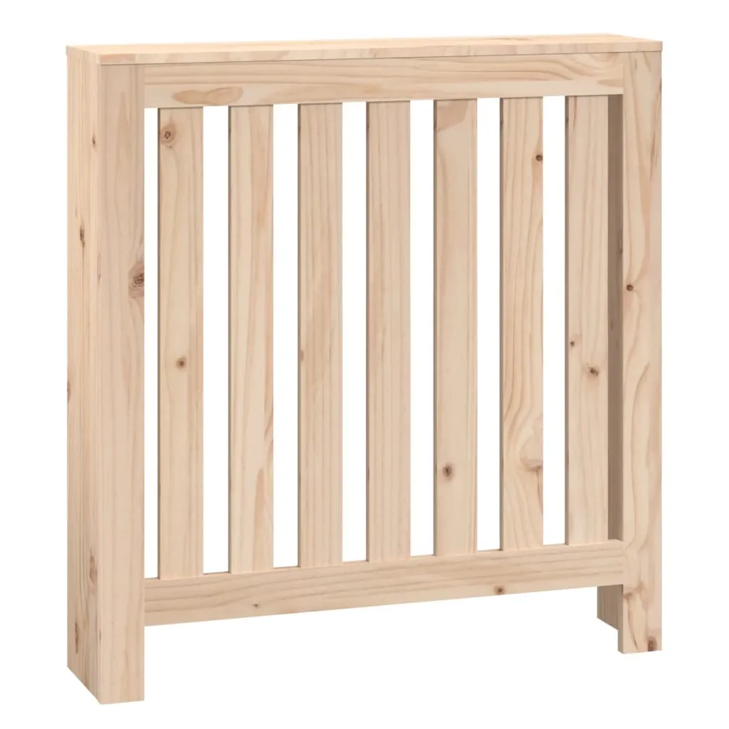 Radiator Cover 79.5x19x84 cm Solid Wood Pine