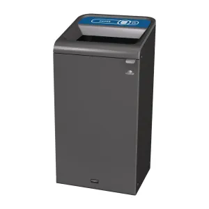 Rubbermaid Configure Recycling Bin with Paper Recycling Label Blue 87L - CX976
