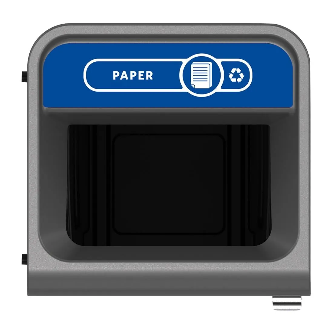 Rubbermaid Configure Recycling Bin with Paper Recycling Label Blue 87L - CX976