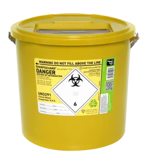 Sharpsguard Yellow 11.5 Ltr Sharps Bin