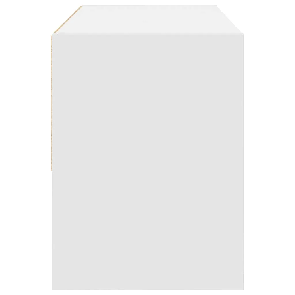 Shoe Rack Stackable White 89.5x30x40 cm