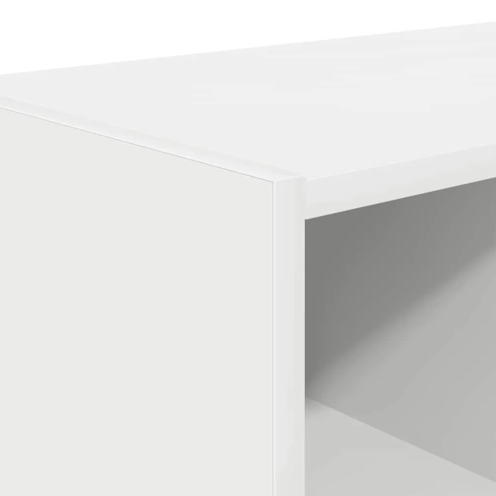 Shoe Rack Stackable White 89.5x30x40 cm