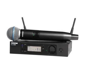 Shure GLXD24R GLX-D Advanced Digital Wireless Vocal System with Handheld Vocal Microphone