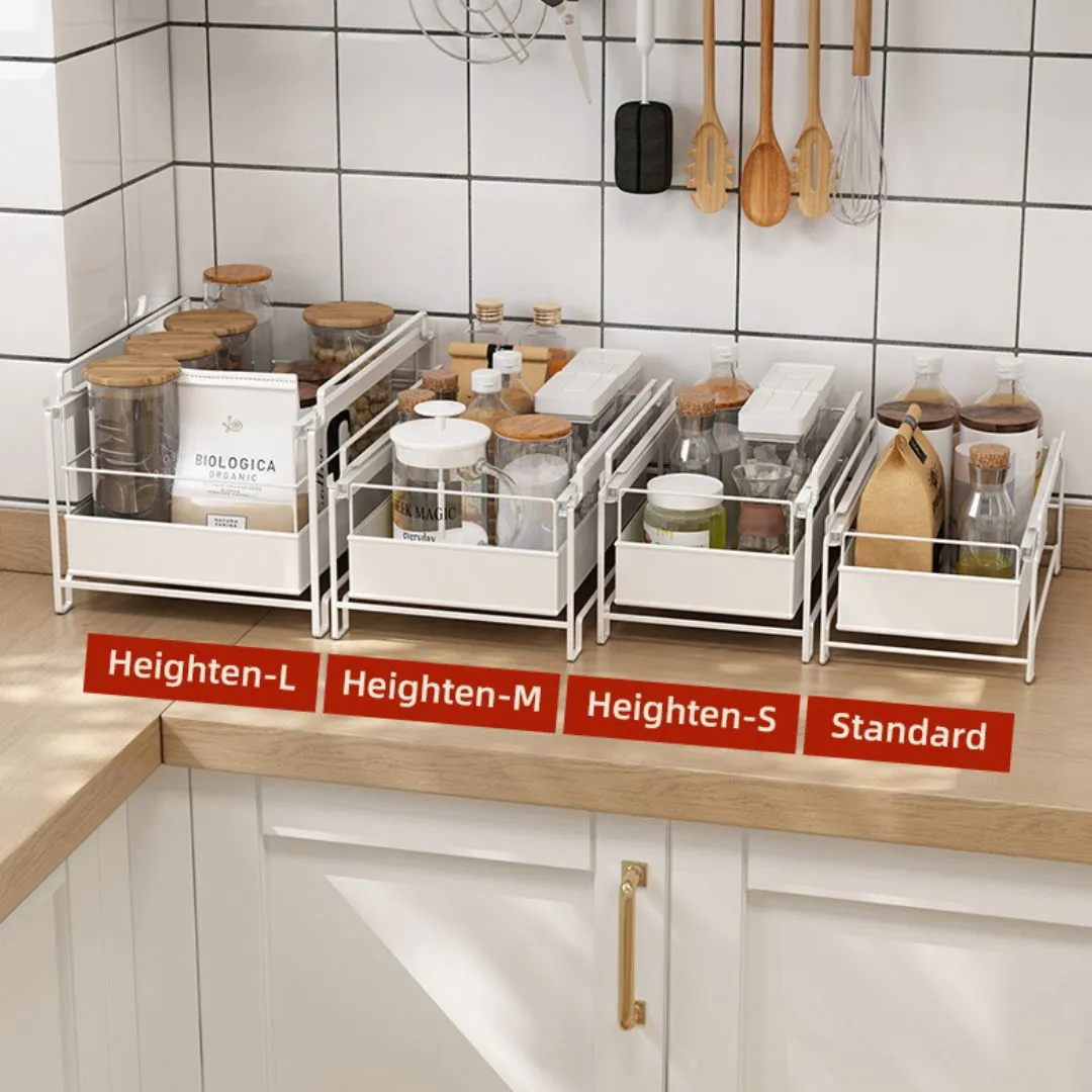 Stackable Pull Out Multipurpose Drawer Rack L