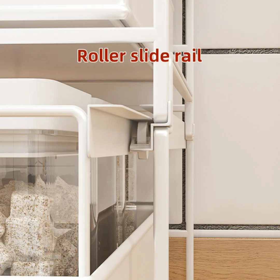 Stackable Pull Out Multipurpose Drawer Rack L