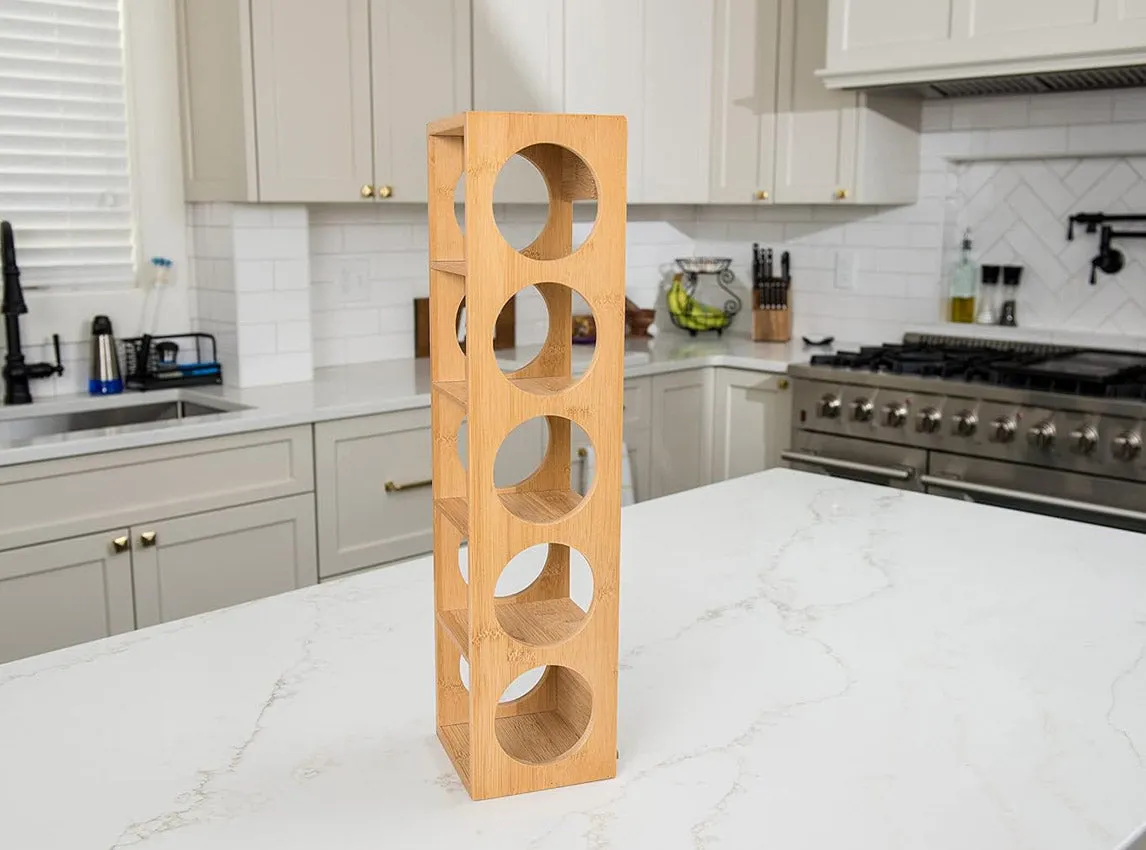 Stackable Wine Rack - Bamboo