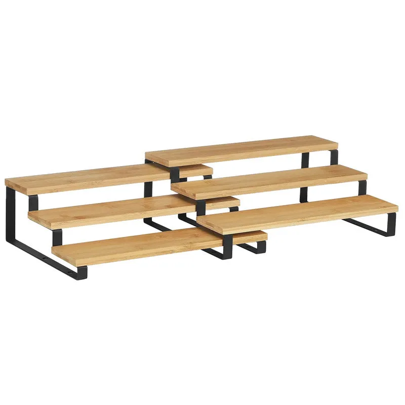 Stacko Adjustable Storage Rack (Black) - Set Of Two