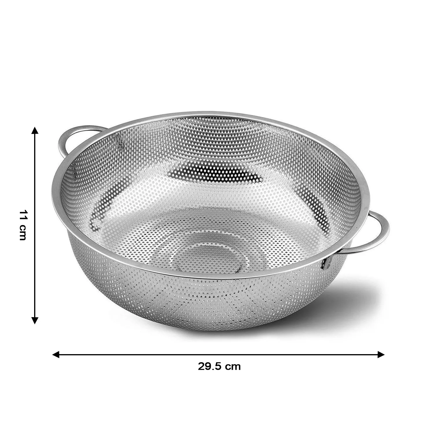 Stainless Steel Rice Vegetables Washing Bowl Strainer Collapsible Strainer.