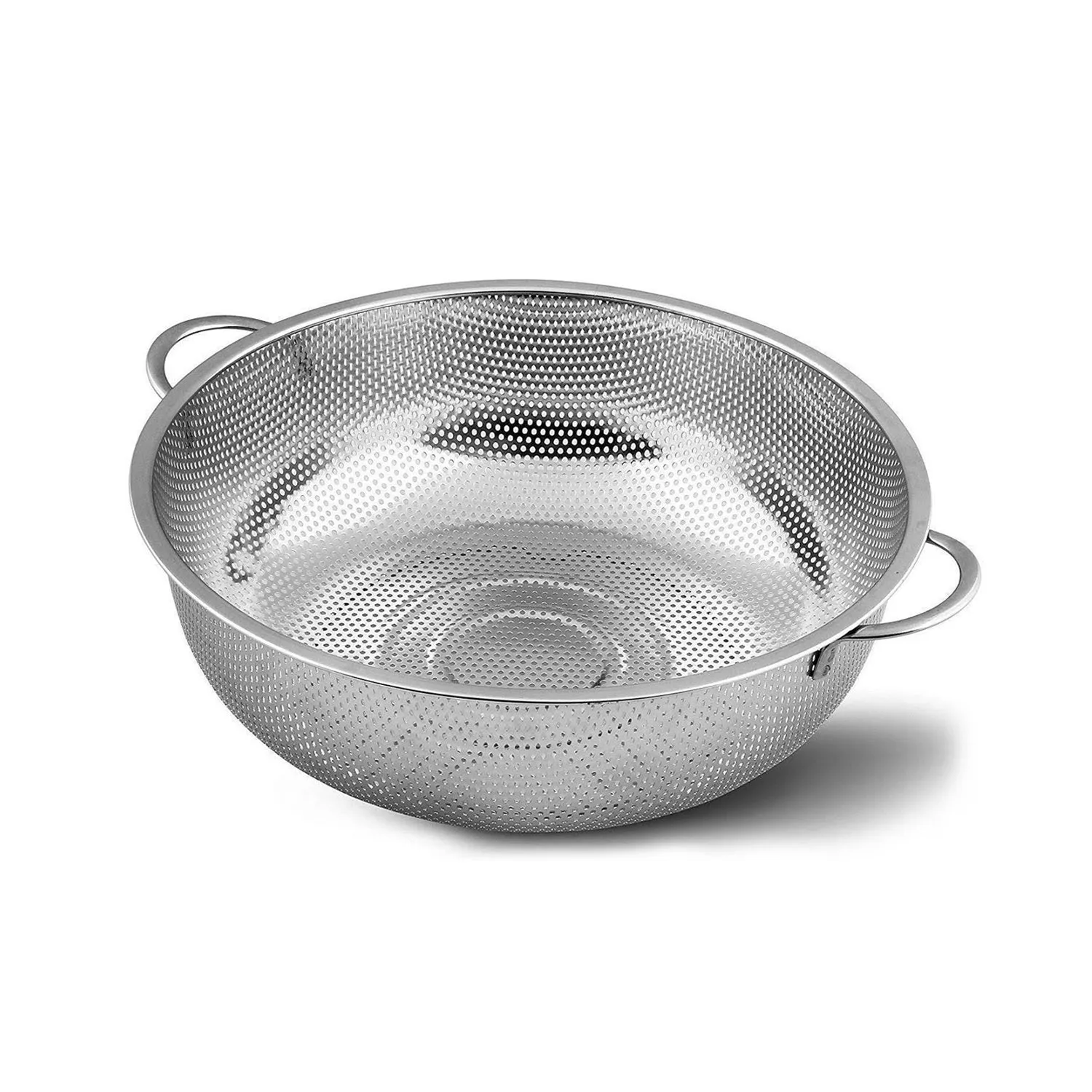 Stainless Steel Rice Vegetables Washing Bowl Strainer Collapsible Strainer.