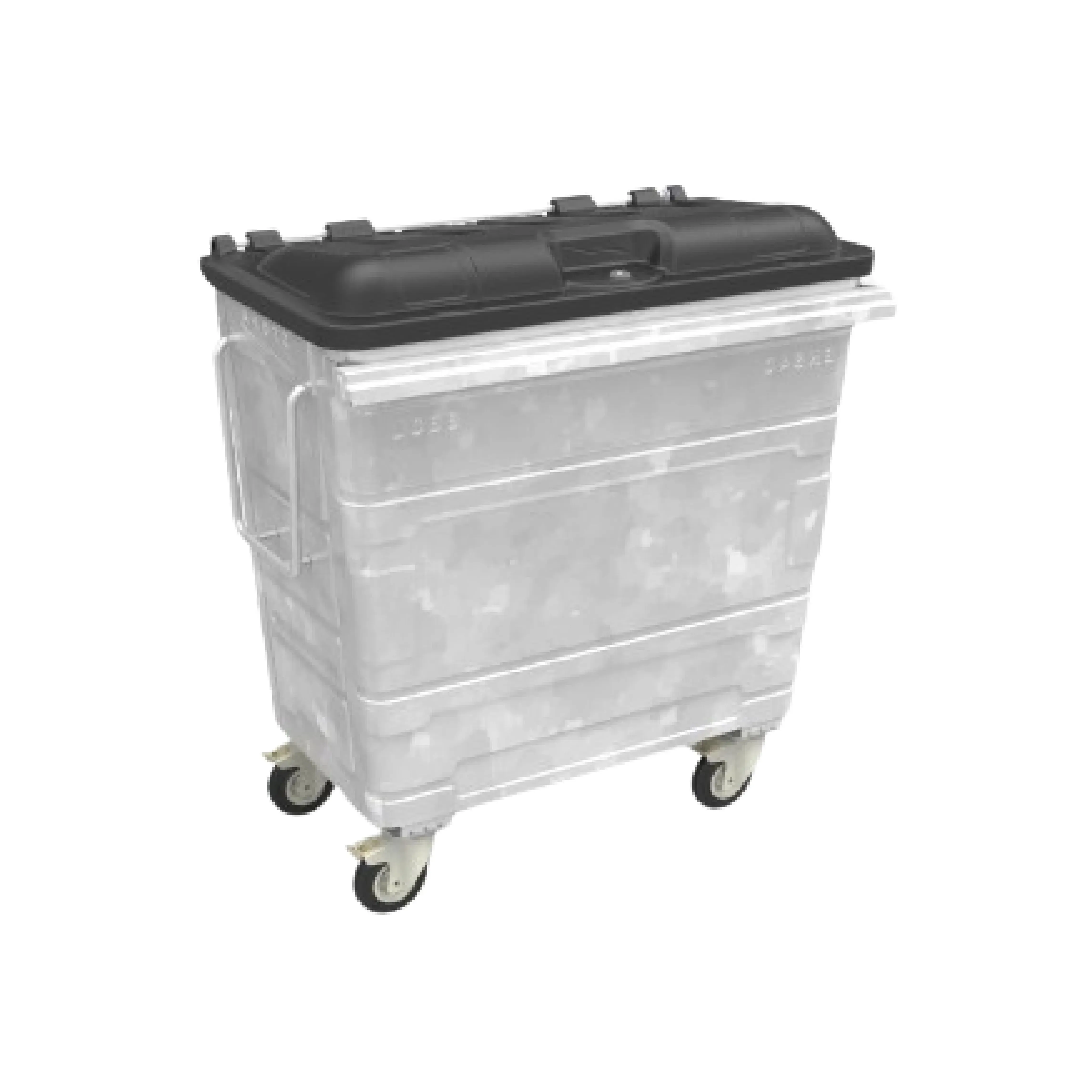 Steel Mobile Garbage Bin | MGB | 660L, 1100L | Trash Bin | Dustbin | Garbage Bin | Trash Bin