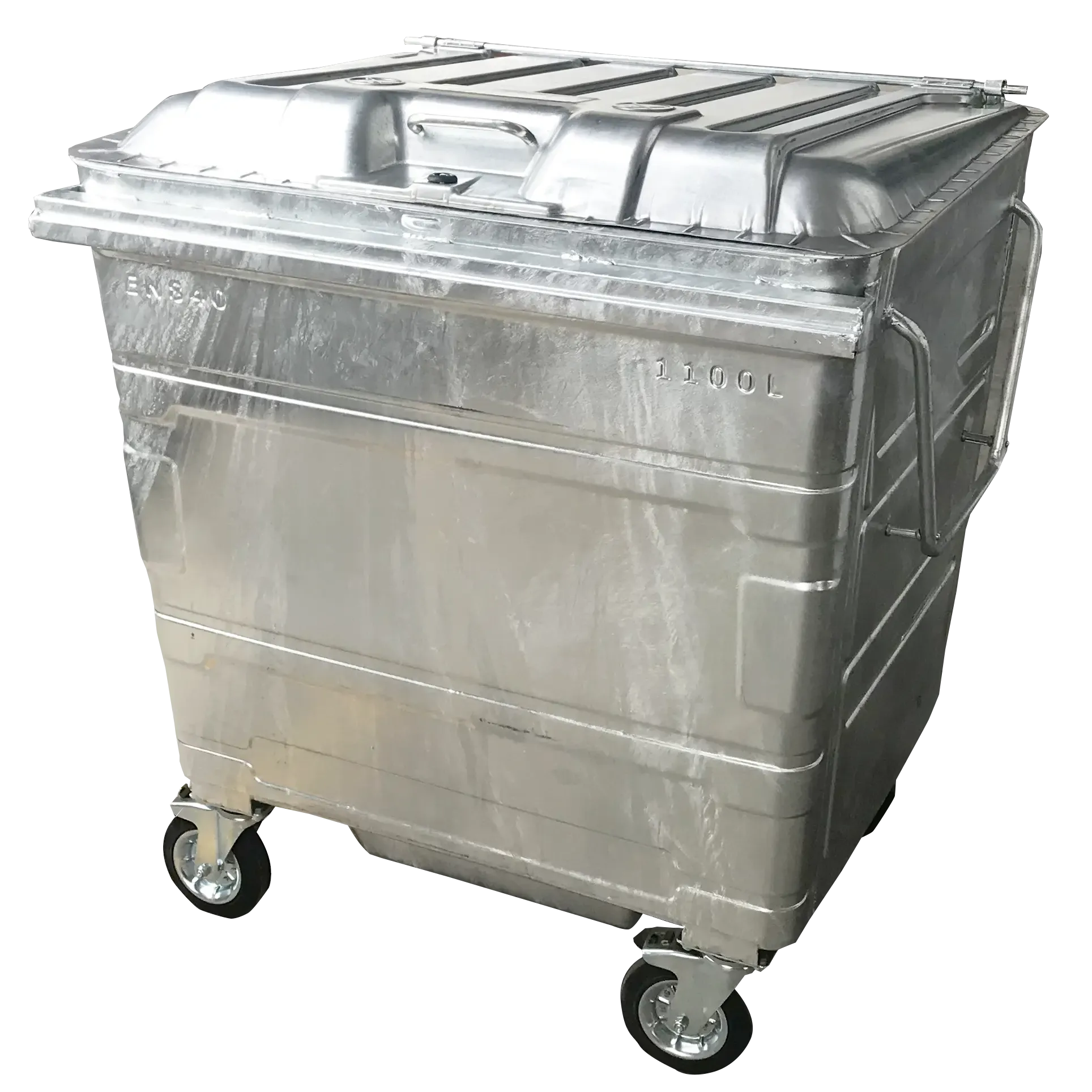 Steel Mobile Garbage Bin | MGB | 660L, 1100L | Trash Bin | Dustbin | Garbage Bin | Trash Bin