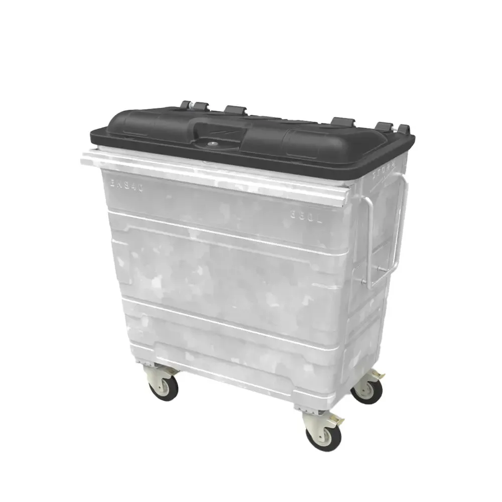 Steel Mobile Garbage Bin | MGB | 660L, 1100L | Trash Bin | Dustbin | Garbage Bin | Trash Bin