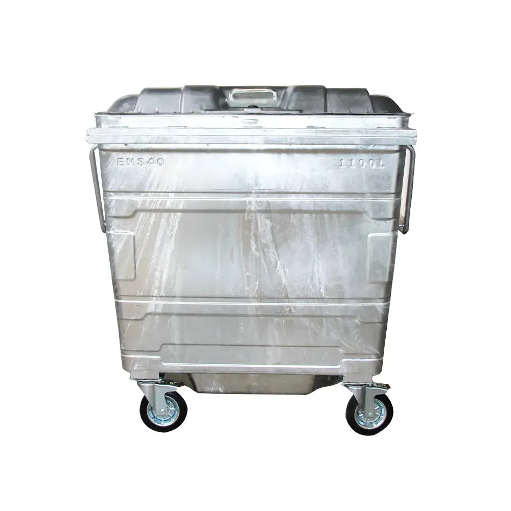 Steel Mobile Garbage Bin | MGB | 660L, 1100L | Trash Bin | Dustbin | Garbage Bin | Trash Bin