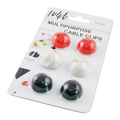 Stick-on Wire Holder(6PCS,Random Colors)