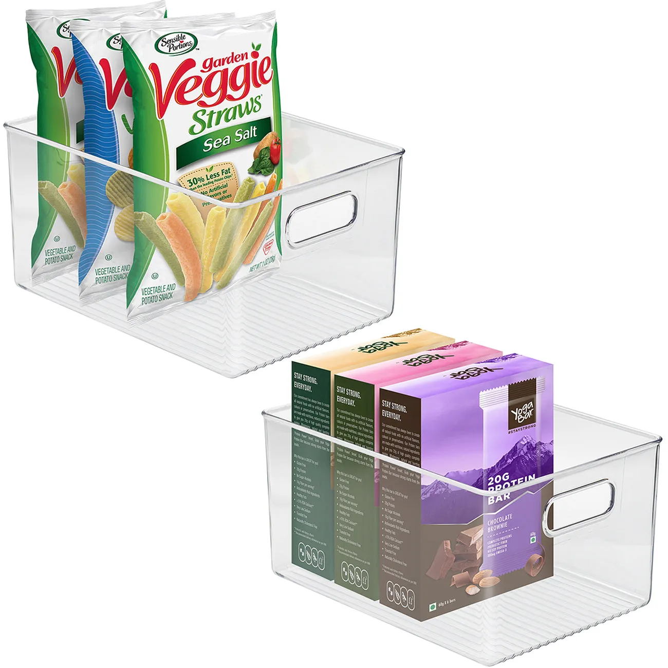 Storage Bins with Handles (Large)