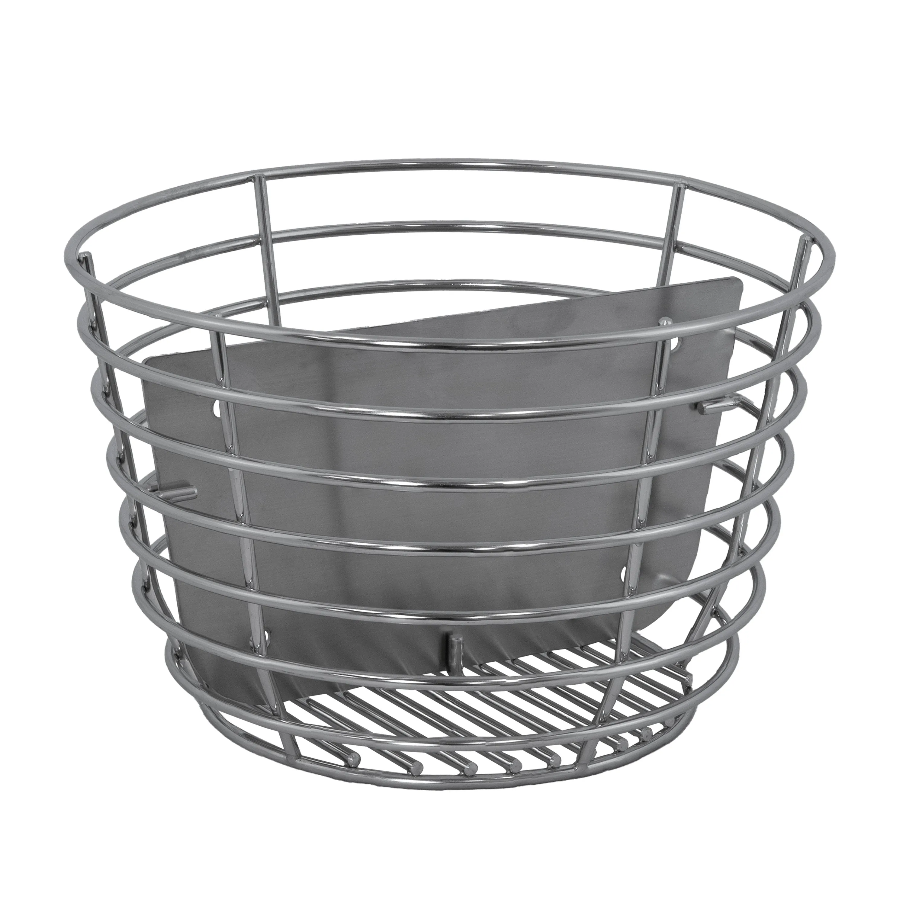 Sunnydaze Kamado Grill Basket with Divider for Kamado Charcoal Grills
