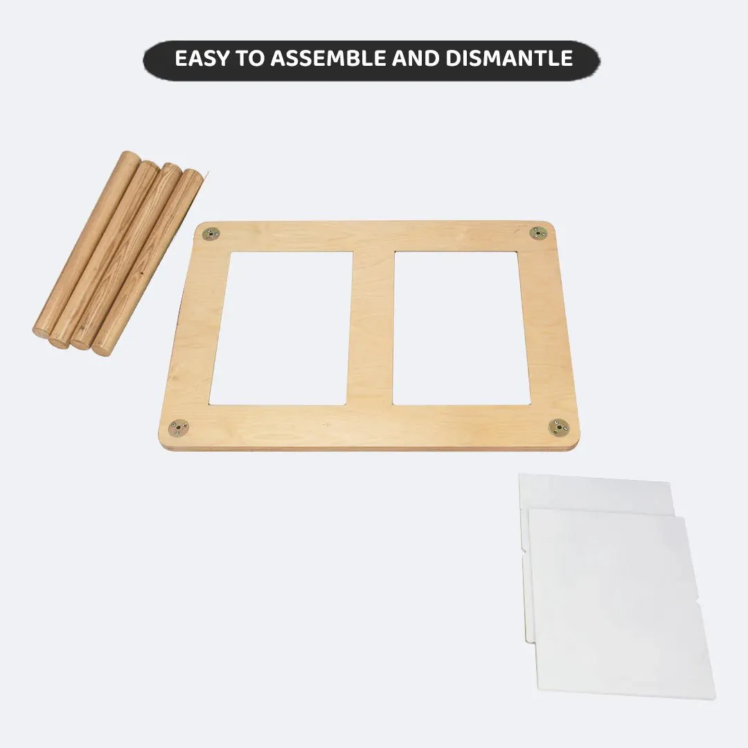 SWEN Montessori Inspired Wooden Sensory Table LUCAS