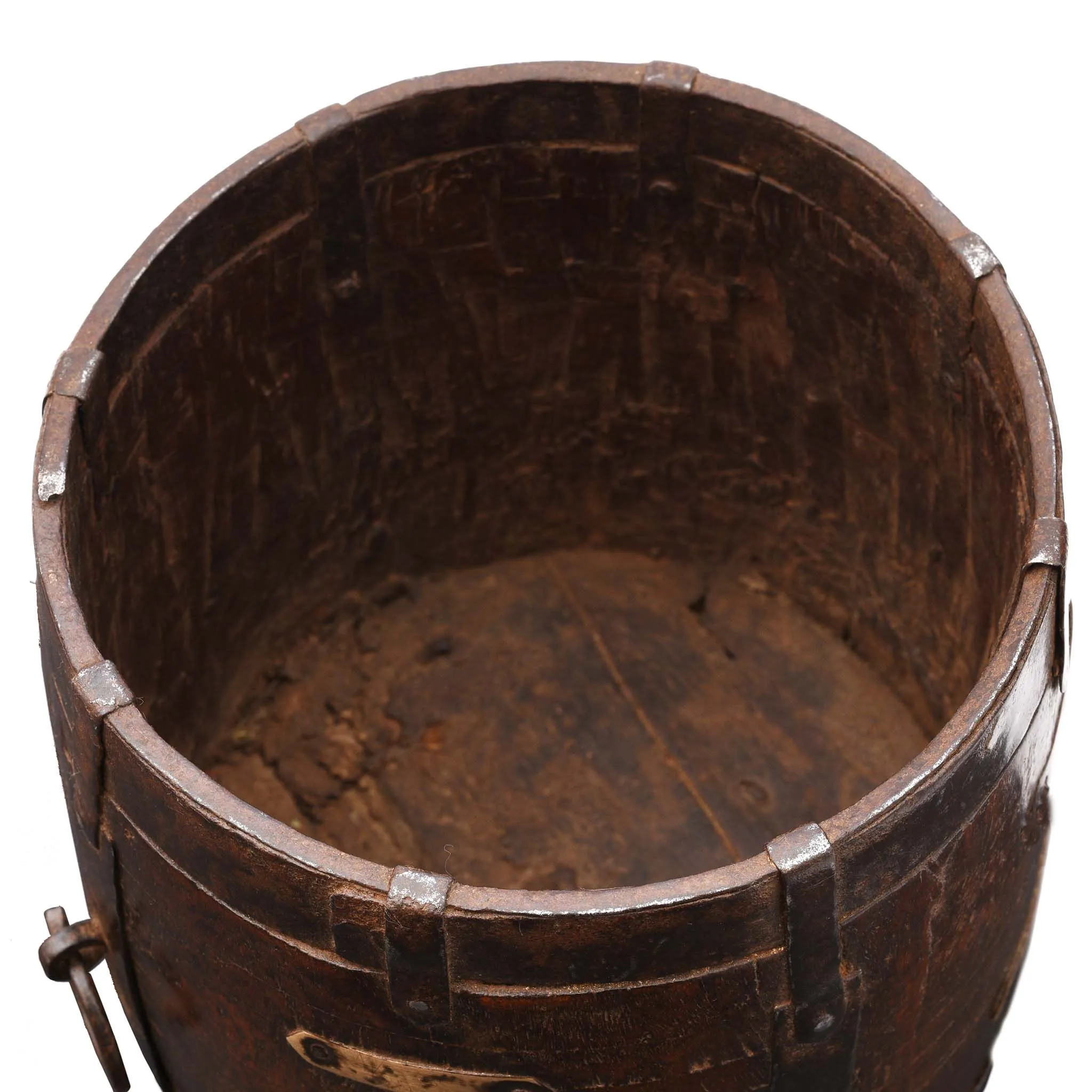 Teak Grain Measure From Rajasthan - 19thC